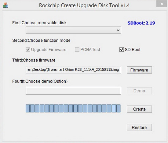 firmware tool for rockchip